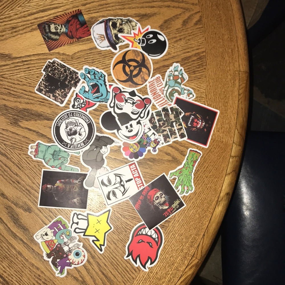 Water proof stickers